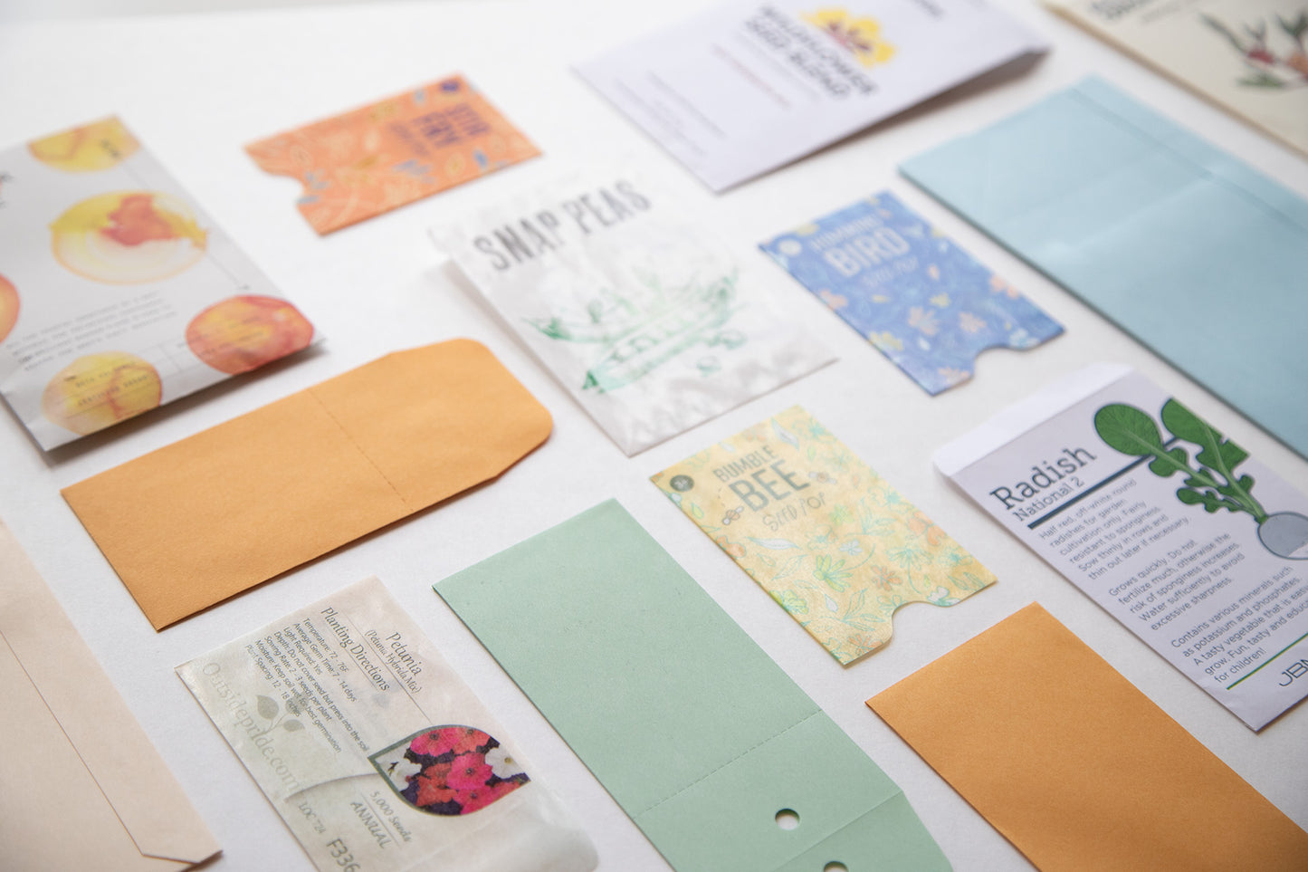 A variety of different envelopes for different purposes. 